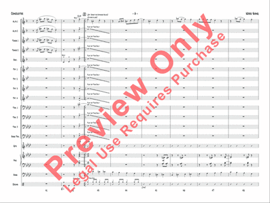 Work Song Work Song Jazz Ensemble scores gallery preview page 27