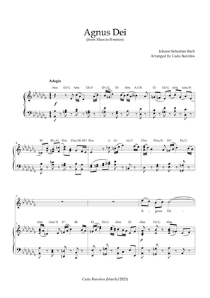 Agnus Dei - Mass B Minor BACH - Ab minor Chords