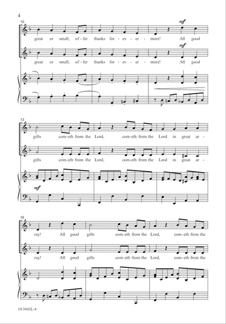 Good and Simple Gifts Good and Simple Gifts Unison Choir scores gallery preview page 5