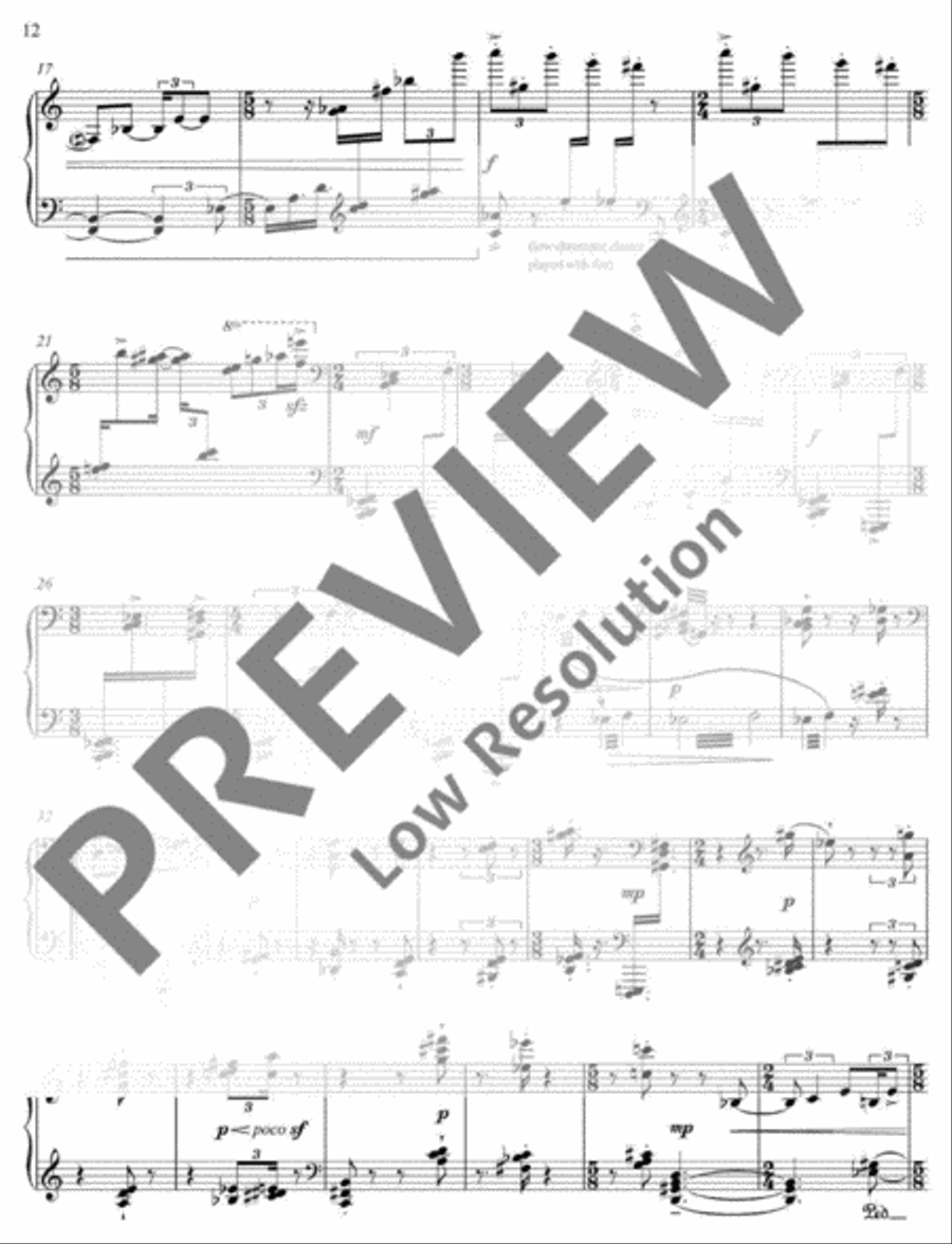 Three Japanese Miniatures Piano Solo scores gallery preview page 15