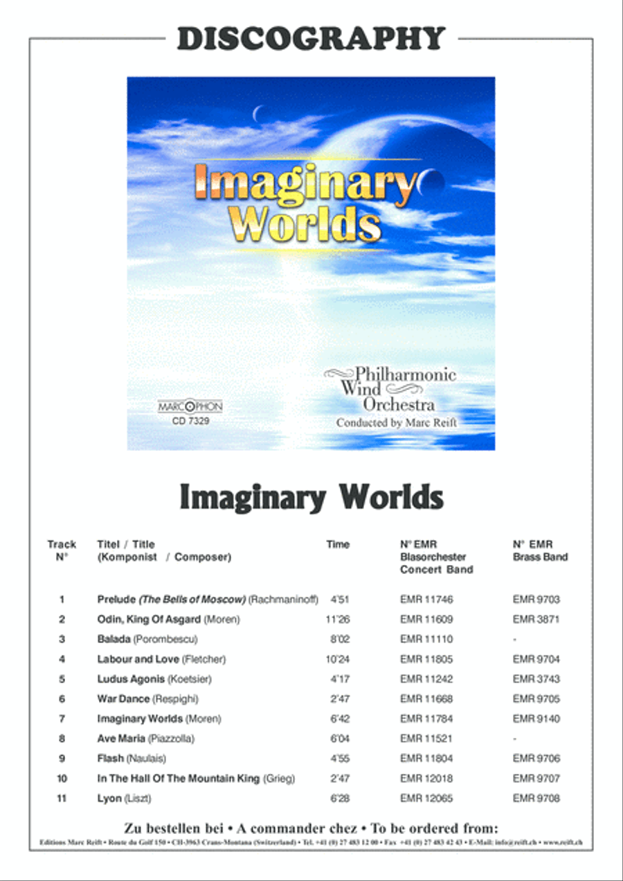 Imaginary Worlds Brass Band scores gallery preview page 3