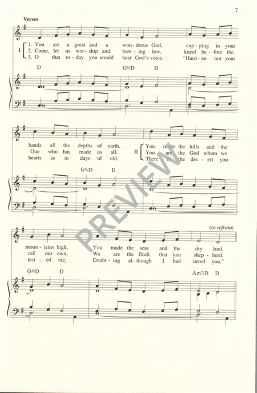 In the Morning I Will Sing Unison Choir scores gallery preview page 9