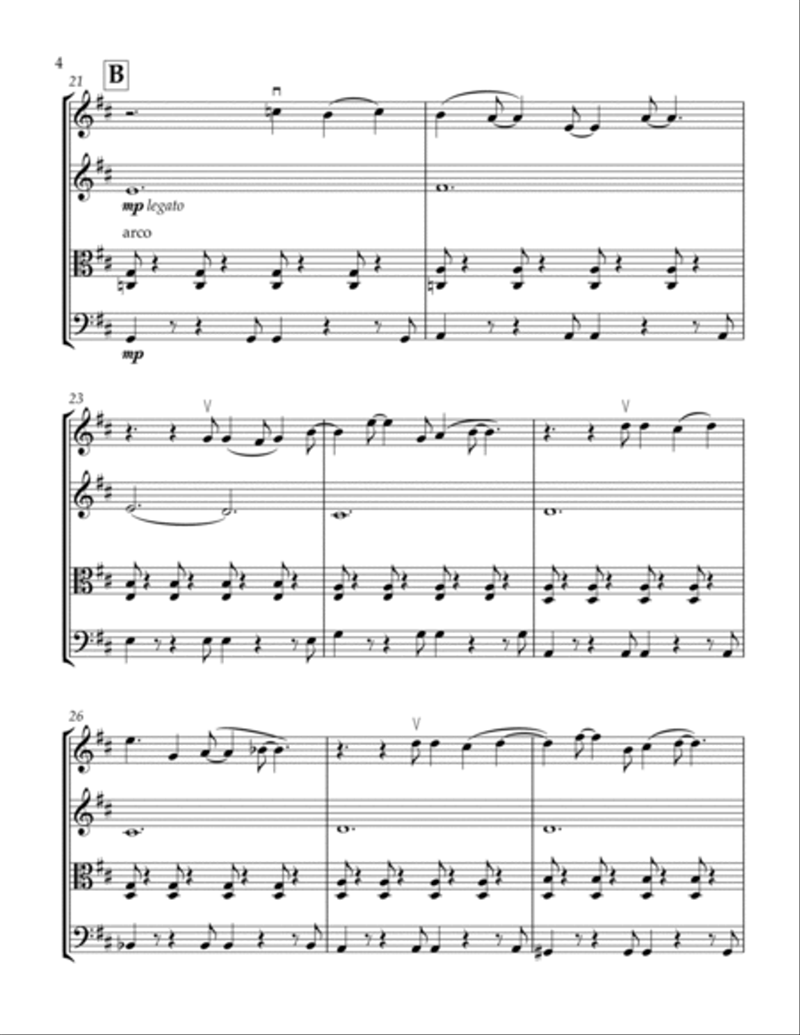 God Only Knows God Only Knows String Quartet scores gallery preview page 5