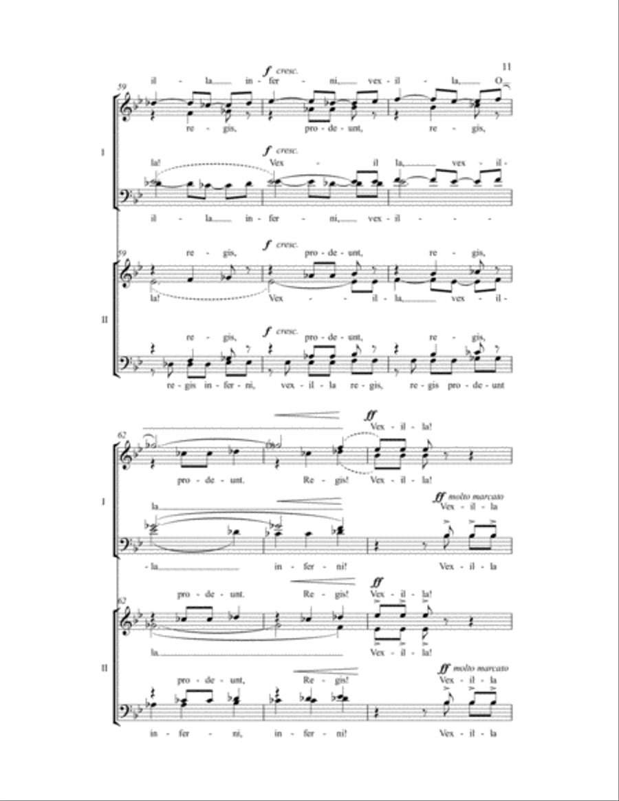 We Beheld Once Again the Stars 4-Part scores gallery preview page 8