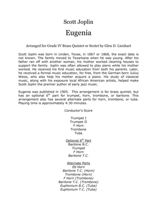 Eugenia (Brass Quintet)