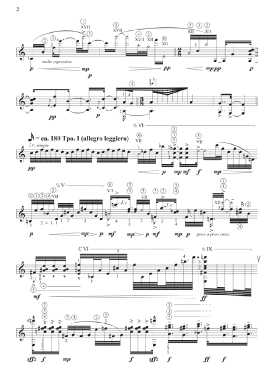 Gioco. Sonata for guitar Classical Guitar scores gallery preview page 4