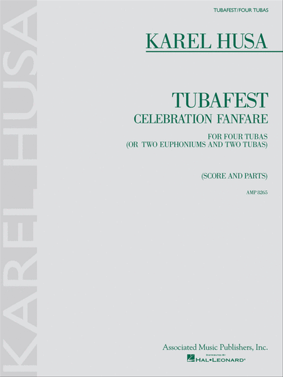 Karel Husa - Tubafest Karel Husa - Tubafest Tuba Quartet scores gallery preview page 1
