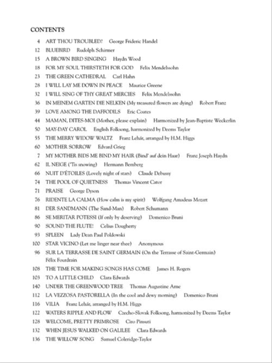 First Book of Soprano Solos – Part III Soprano Voice scores gallery preview page 2
