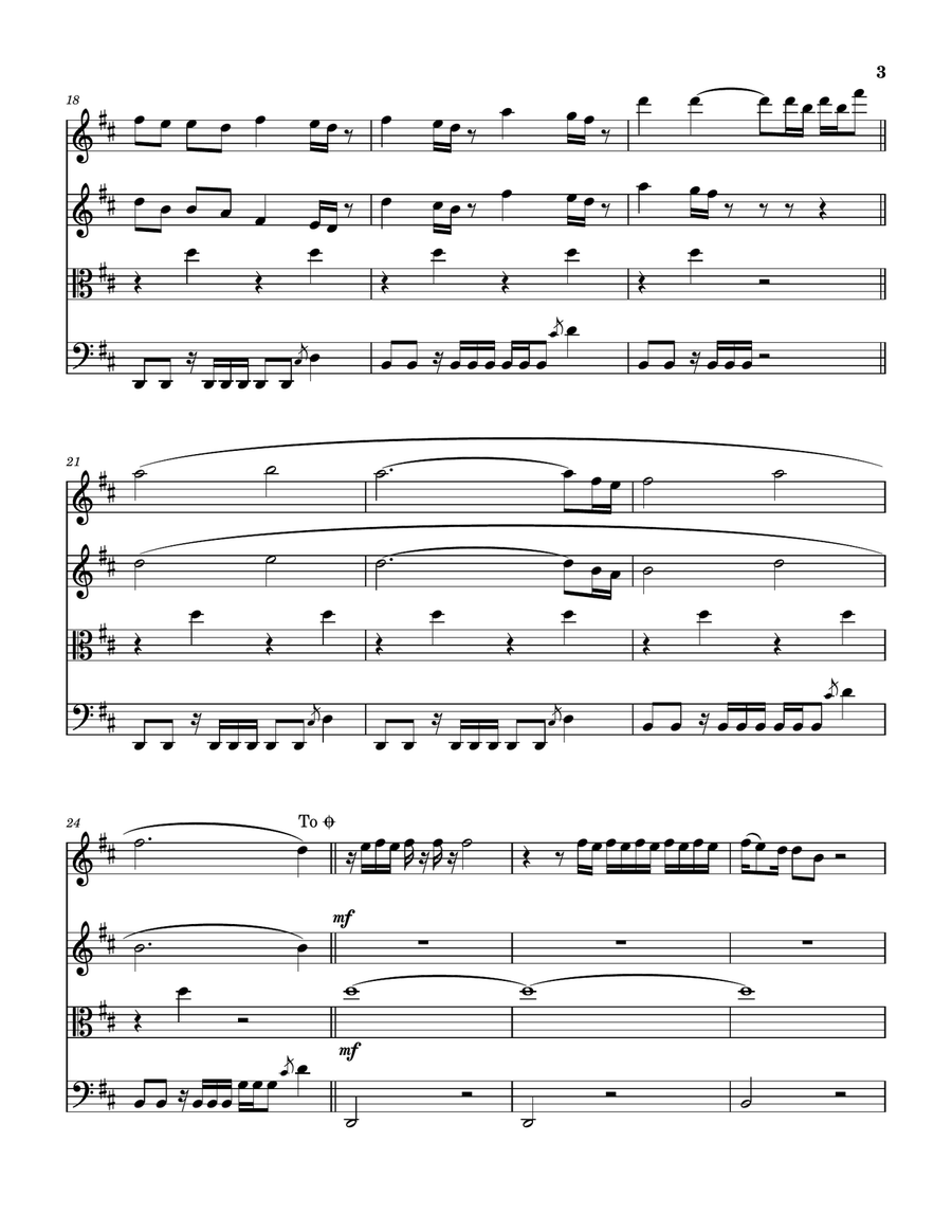 Hurt String Quartet scores gallery preview page 4