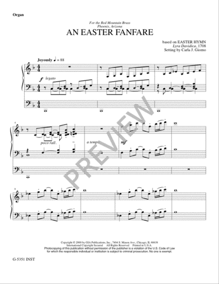 An Easter Fanfare
