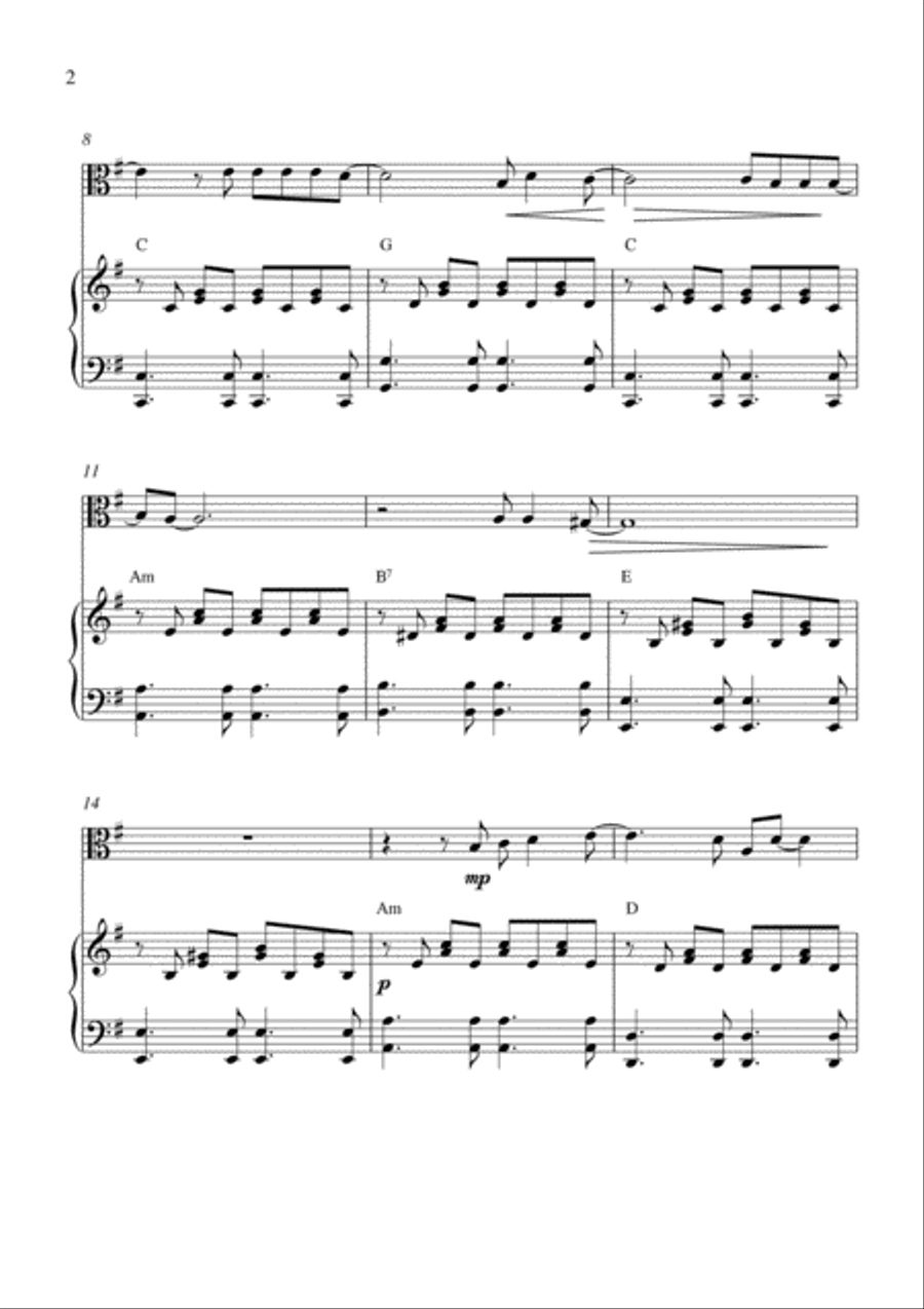 Killing Me Softly With His Song Viola scores gallery preview page 2