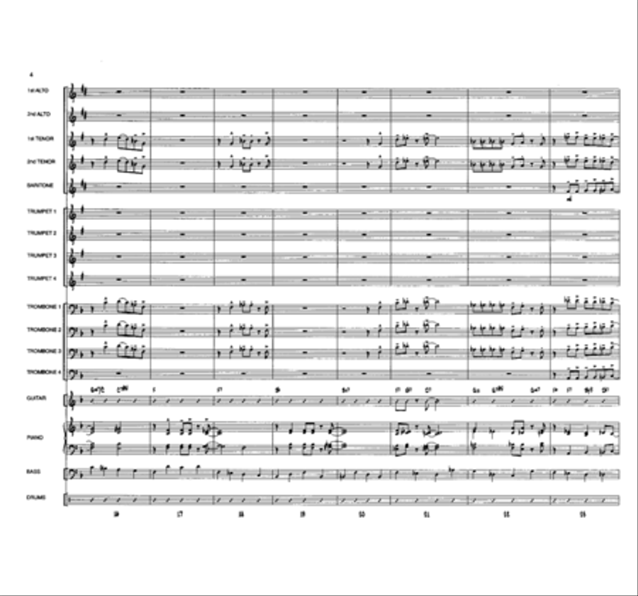 Blues for Buster Jazz Ensemble scores gallery preview page 4
