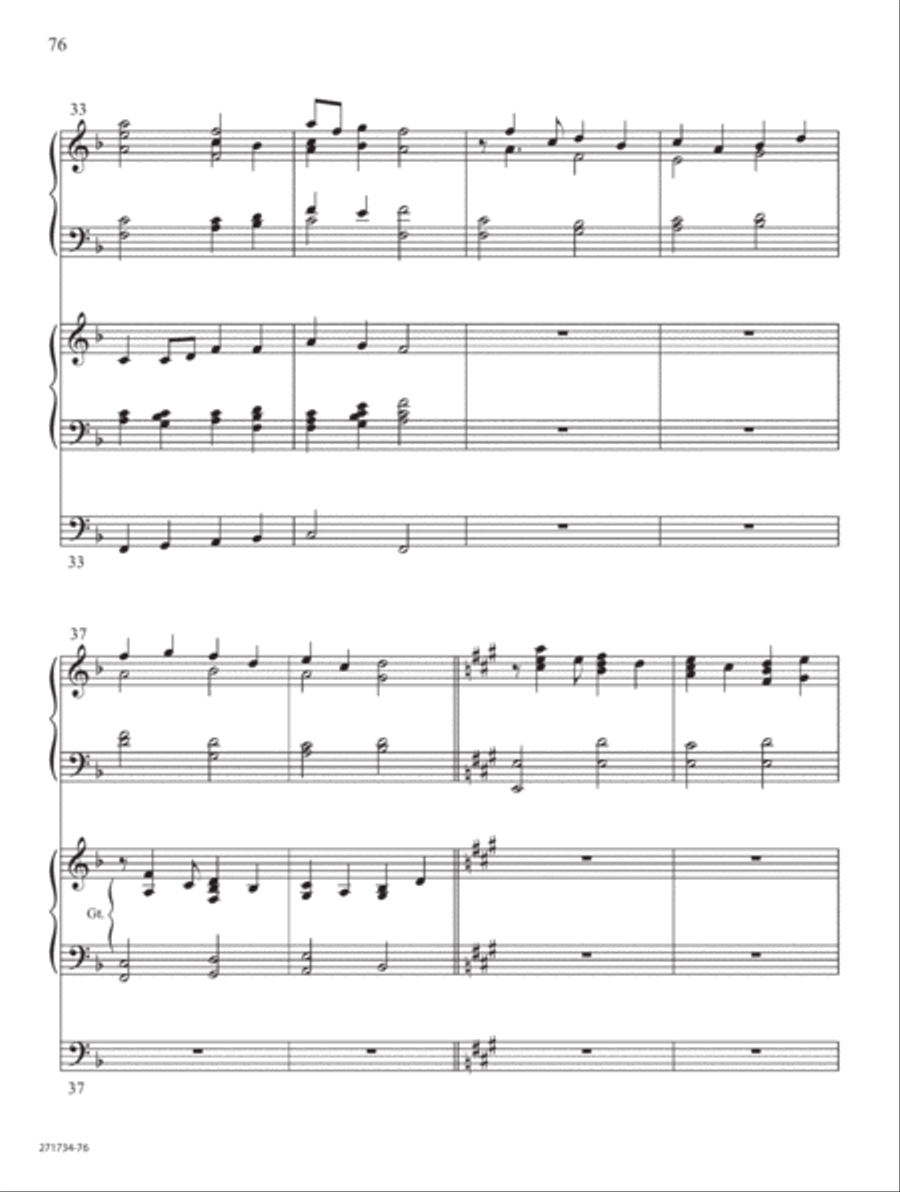Grace So Amazing Grace So Amazing Organ scores gallery preview page 36