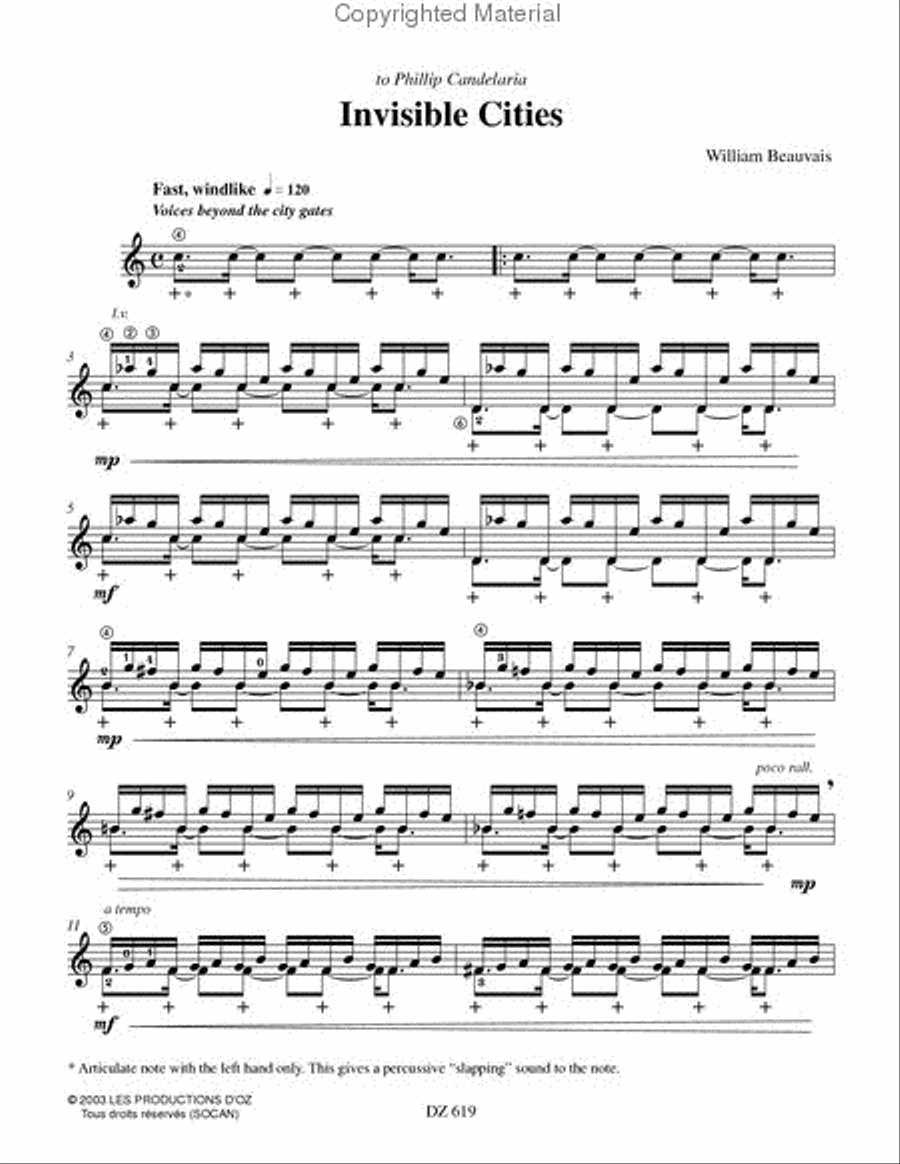 Invisible Cities Invisible Cities Classical Guitar scores gallery preview page 2