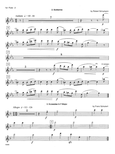 19th Century Album For Woodwind Quartet - 1st Flute