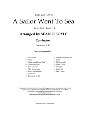 A Sailor Went To Sea - Score