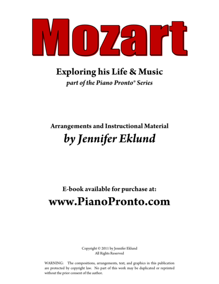 Mozart, Exploring his Life & Music:  Non piu andrai (from "Marriage of Figaro") image number null