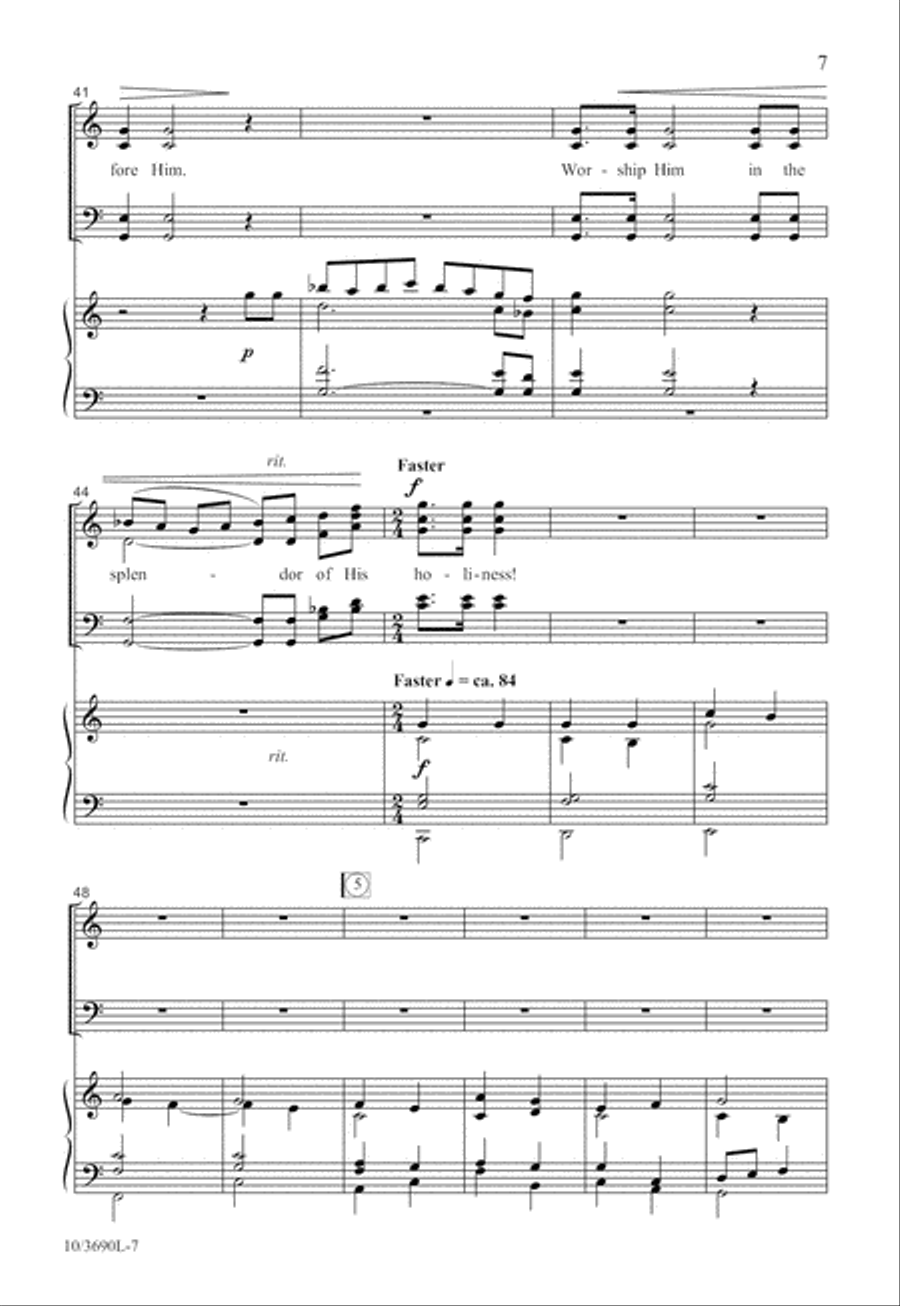 King of Heaven 4-Part scores gallery preview page 7
