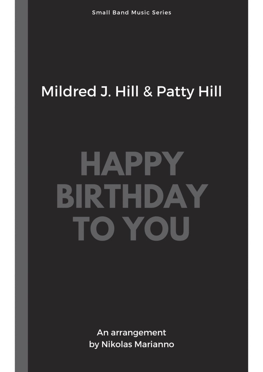 Happy Birthday To You for Small Band - Score and Parts image number null