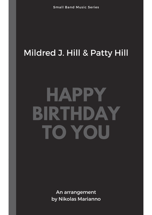 Happy Birthday To You for Small Band - Score and Parts
