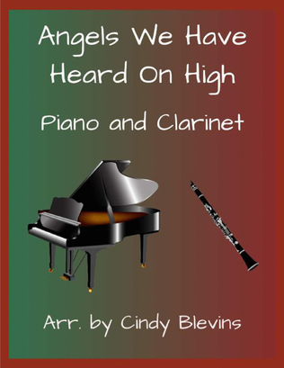 Angels We Have Heard On High, for Piano and Clarinet