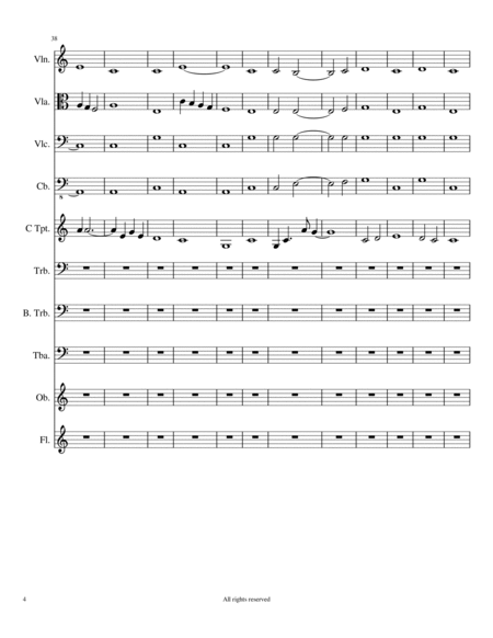 Shenandoah Orchestral Arrangement - Score Only image number null