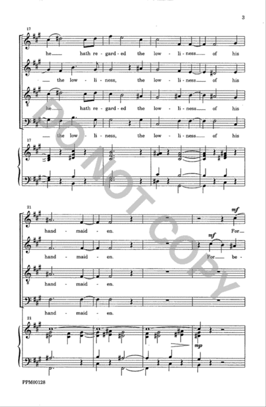 Magnificat and Nunc Dimittis 