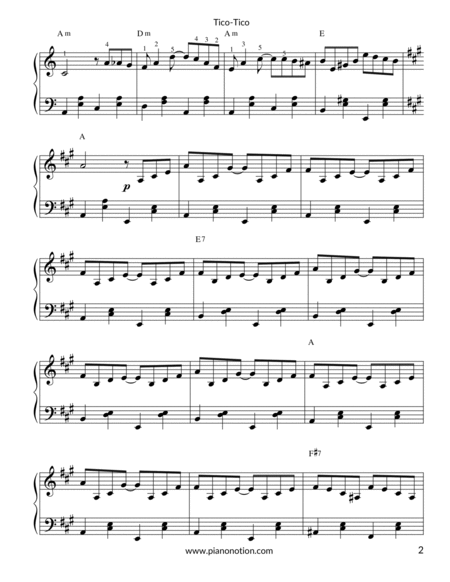 Tico-Tico - Zequinha de Abreu (Piano Solo)