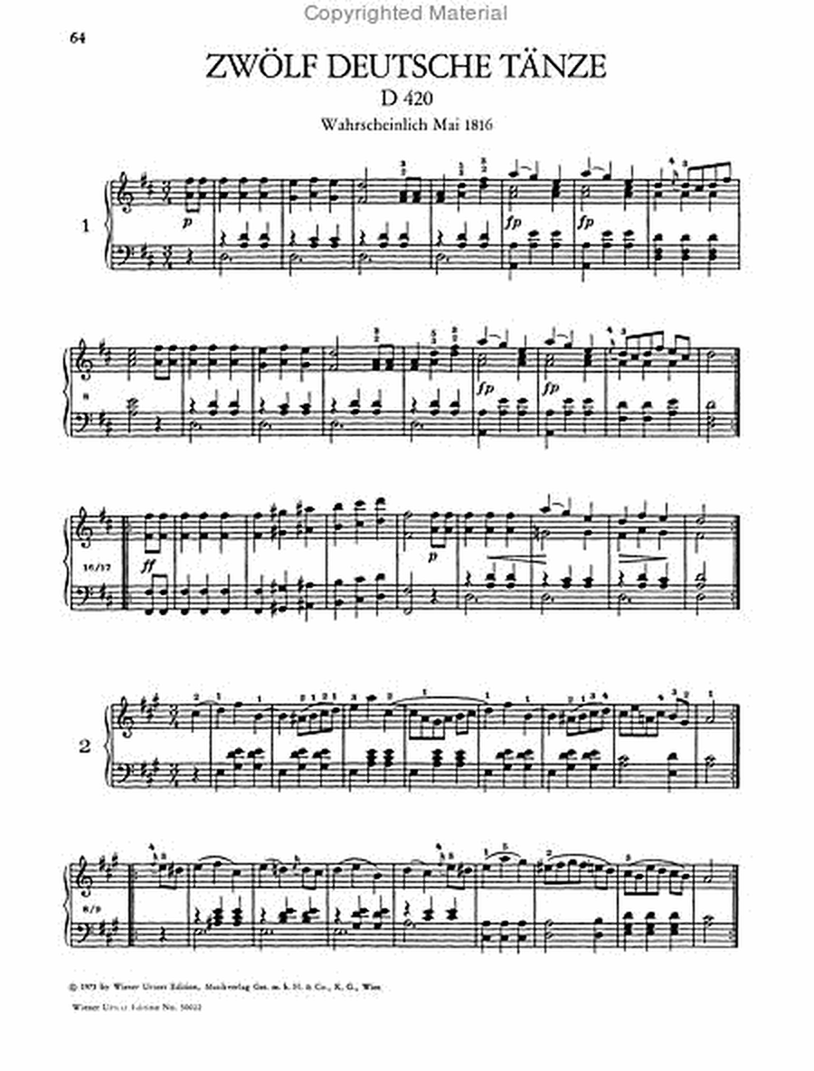 Complete Dances for Piano, Vol. 2