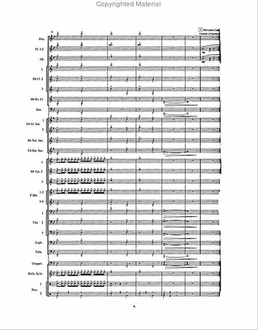 Central Park Sketches Concert Band scores gallery preview page 4