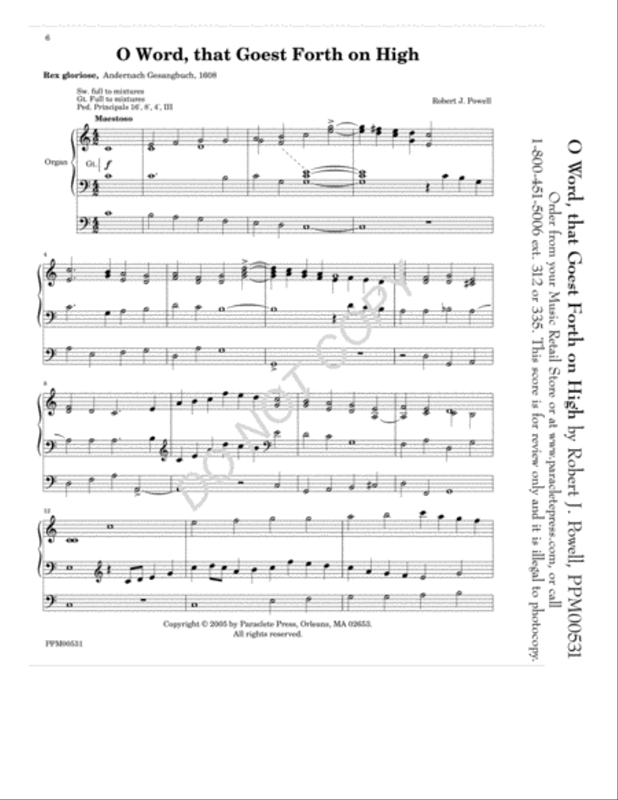 Five Advent Preludes Five Advent Preludes Organ scores gallery preview page 7