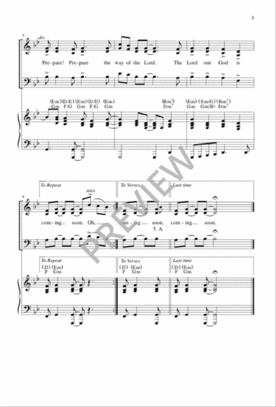 Prepare! Prepare! 3-Part scores gallery preview page 4