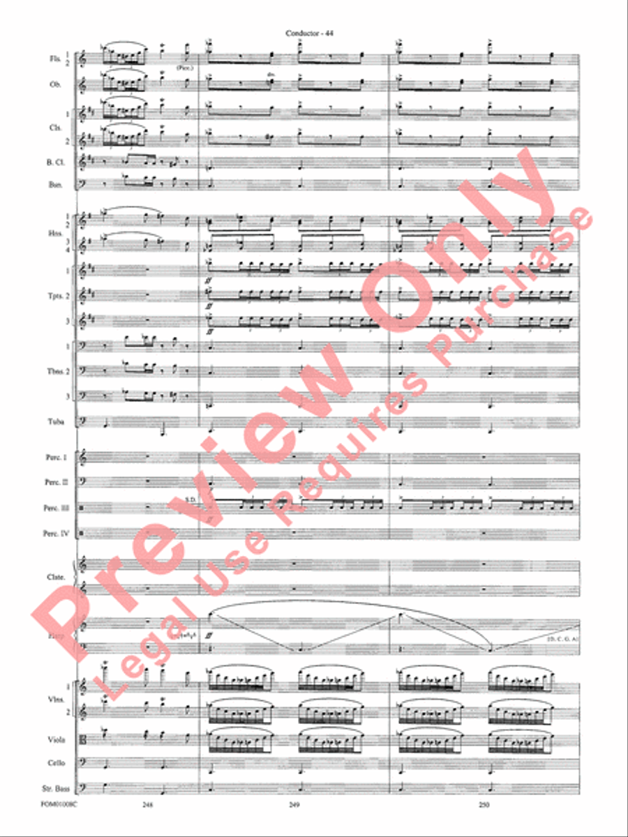 Harry Potter Symphonic Suite Full Orchestra scores gallery preview page 47