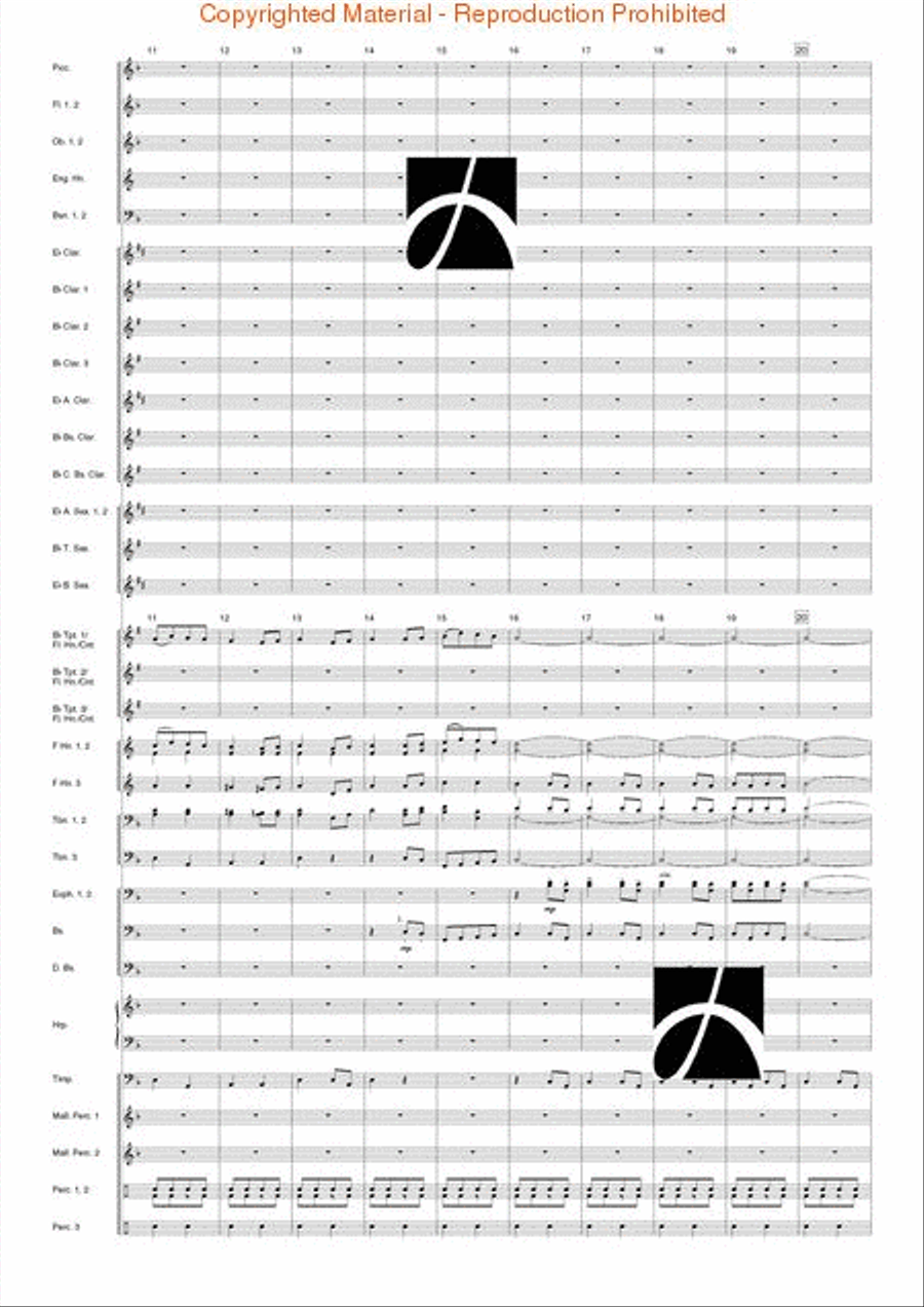Tanczi Concert Band scores gallery preview page 42