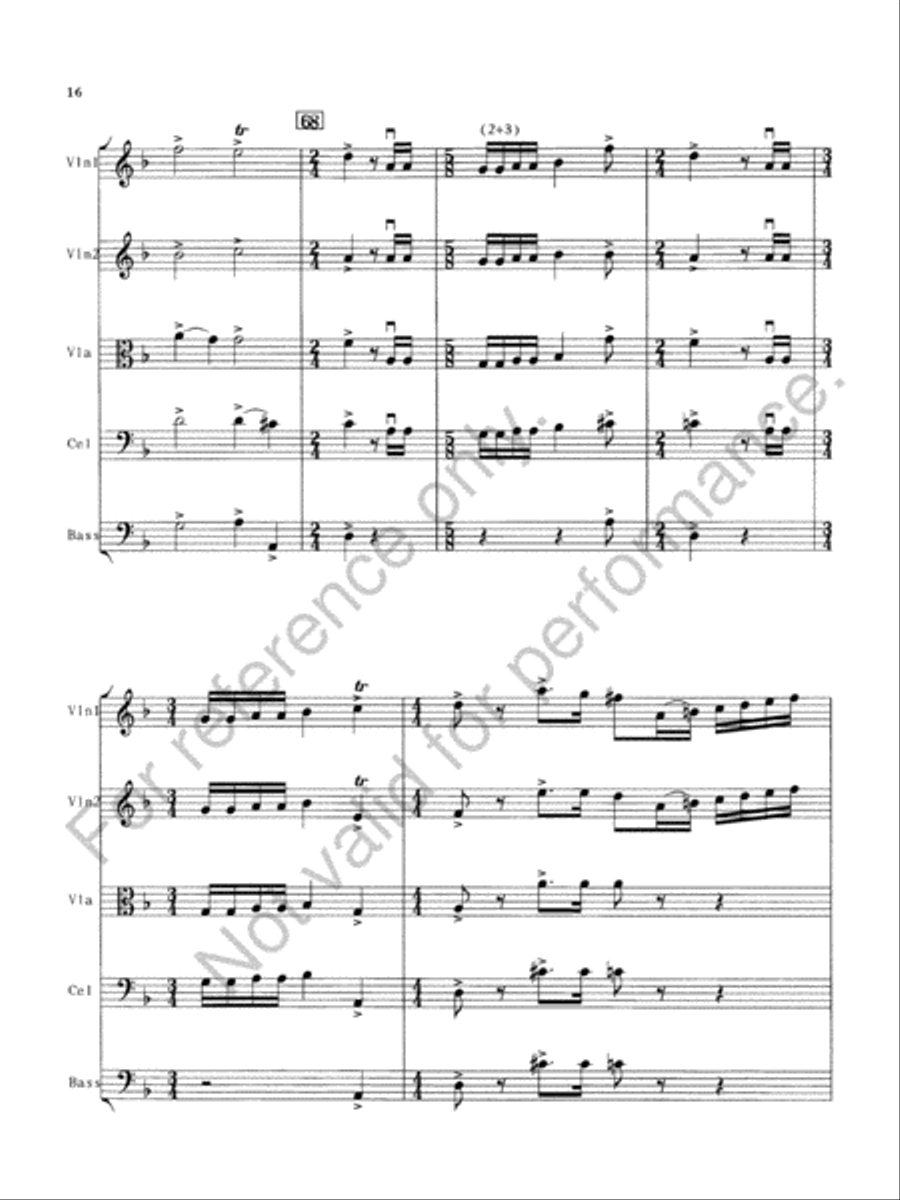 Our Creed Is Our Shield String Orchestra scores gallery preview page 18