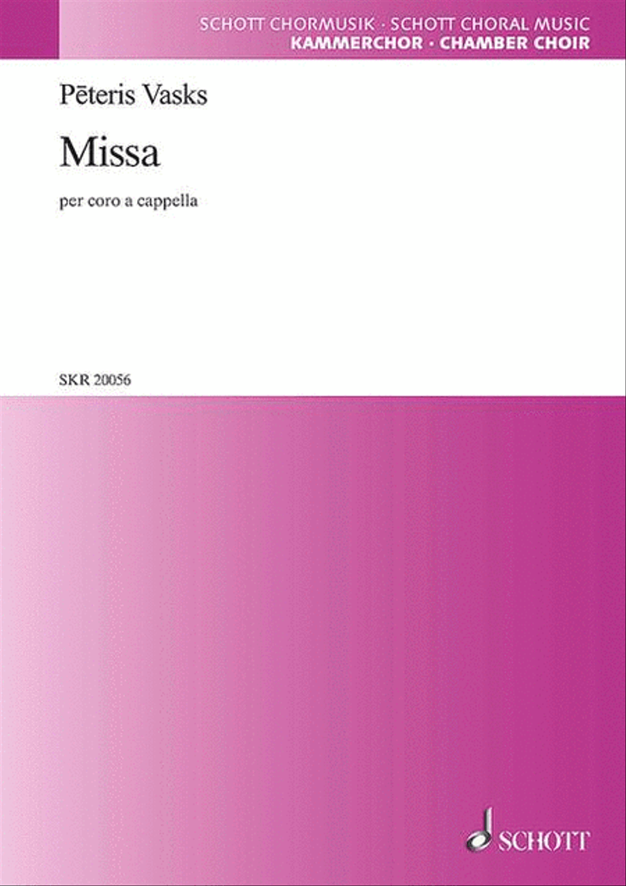 Missa 4-Part scores gallery preview page 1