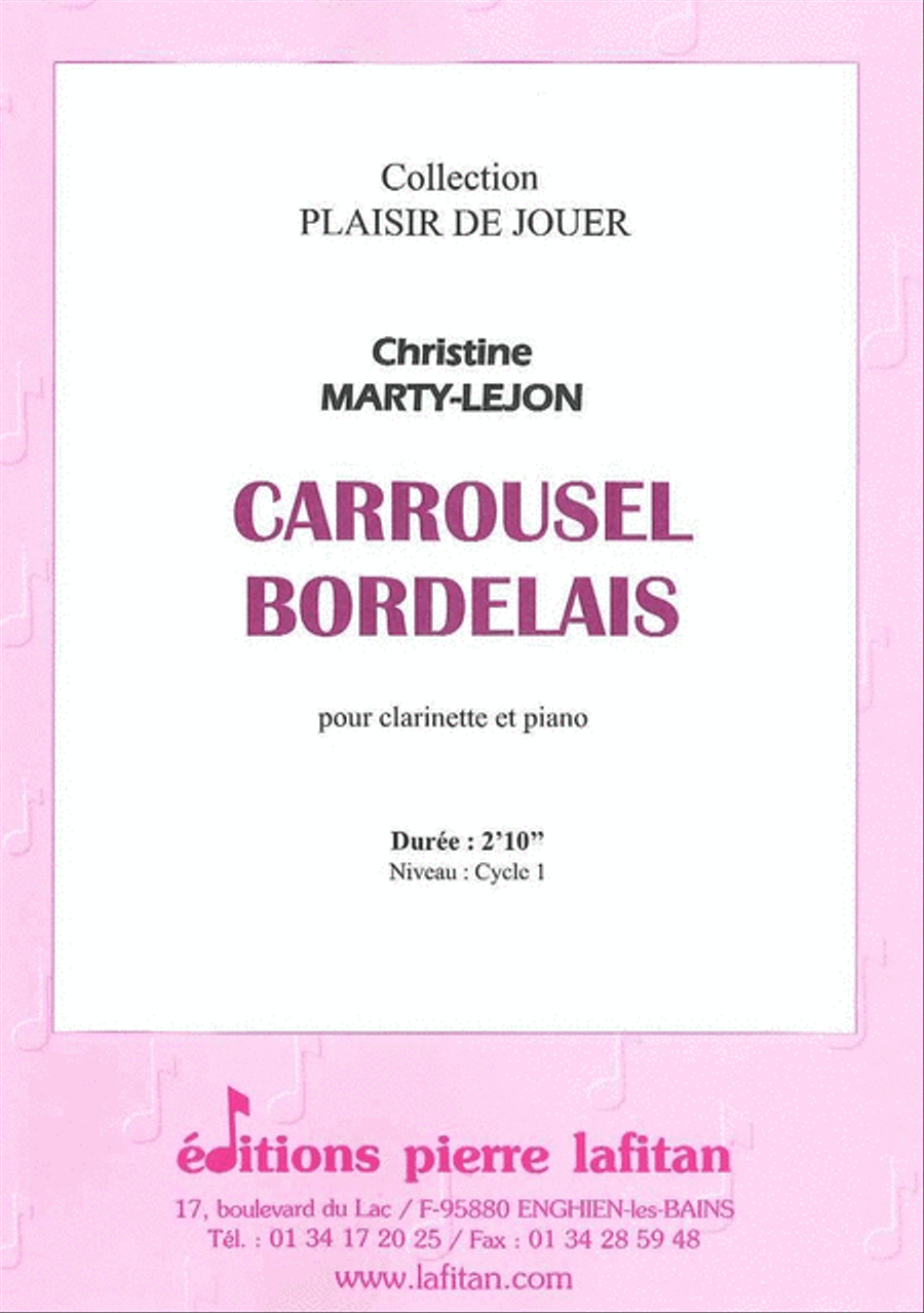 Carrousel Bordelais Clarinet Solo scores gallery preview page 1