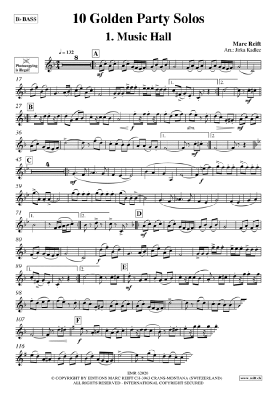 10 Golden Party Solos Voice Solo scores gallery preview page 3