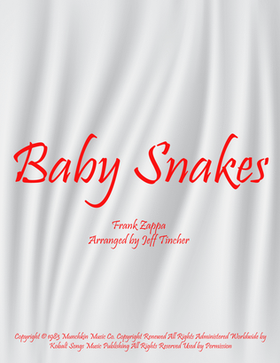 Book cover for Baby Snakes