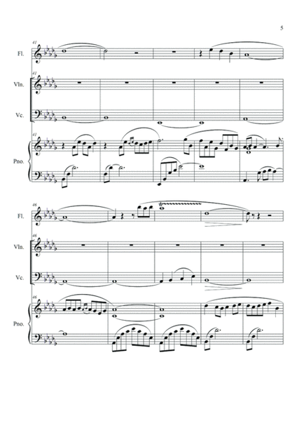 Krishnachura for Flute, Violin, Cello and Piano image number null