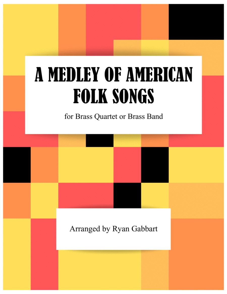 A Medley of American Folk Songs for Small Brass Ensemble (Beginner Level) image number null