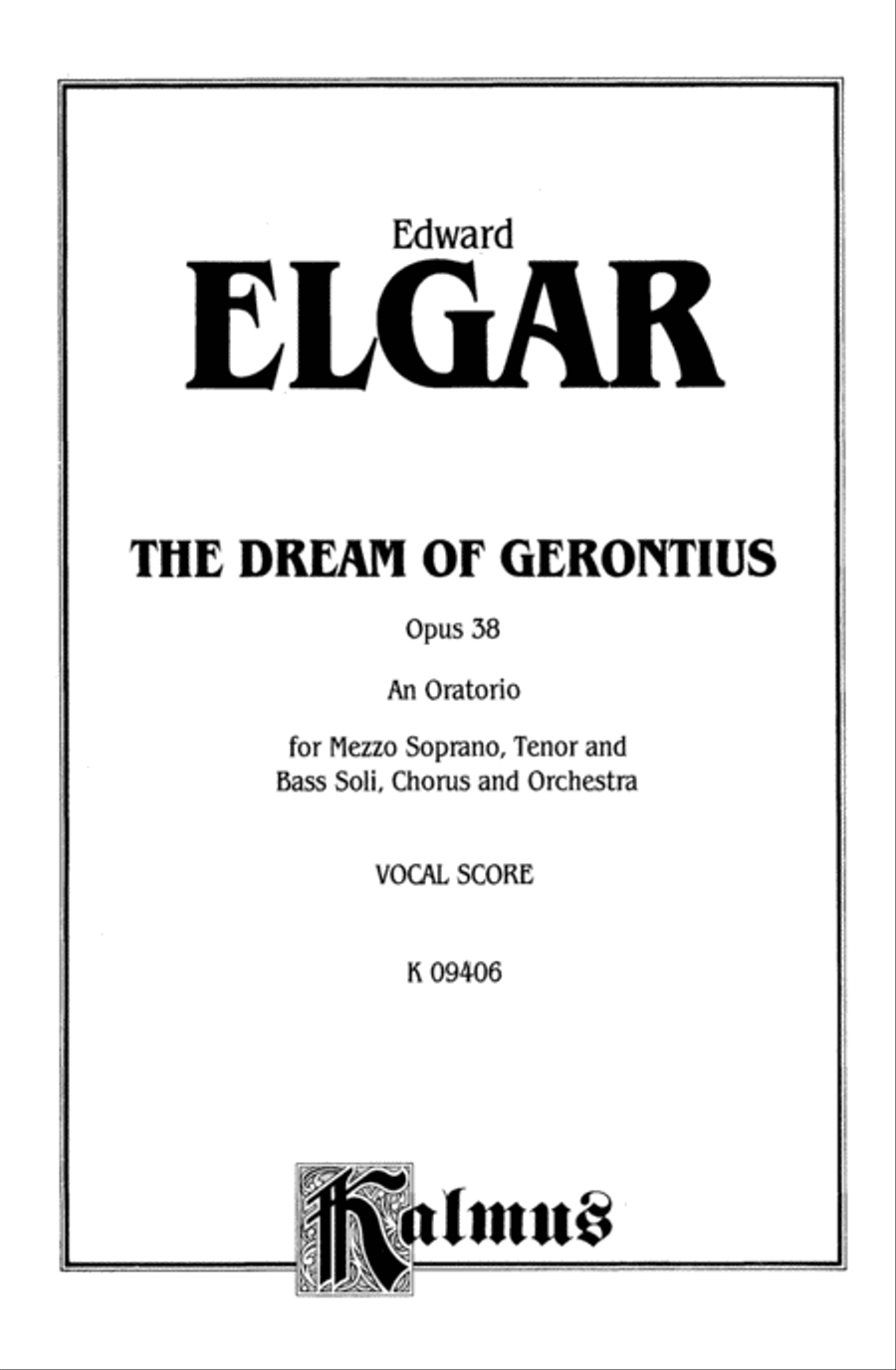 The Dream of Gerontius 4-Part scores gallery preview page 2