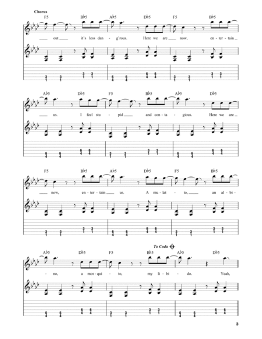 Smells Like Teen Spirit Smells Like Teen Spirit Acoustic Guitar scores gallery preview page 3