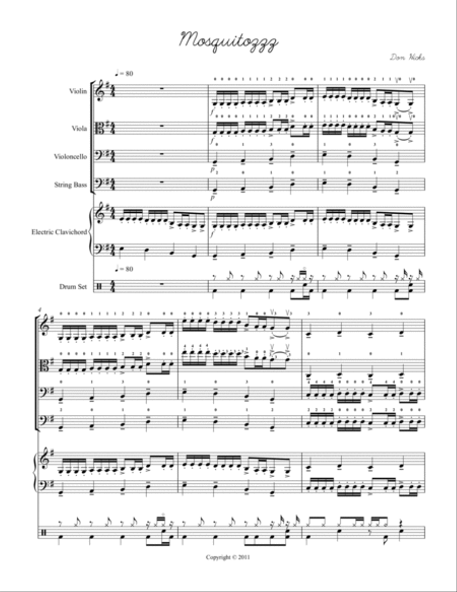 Mosquitozzz String Orchestra scores gallery preview page 2