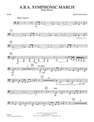 A.B.A. Symphonic March (Kitty Hawk) - Tuba