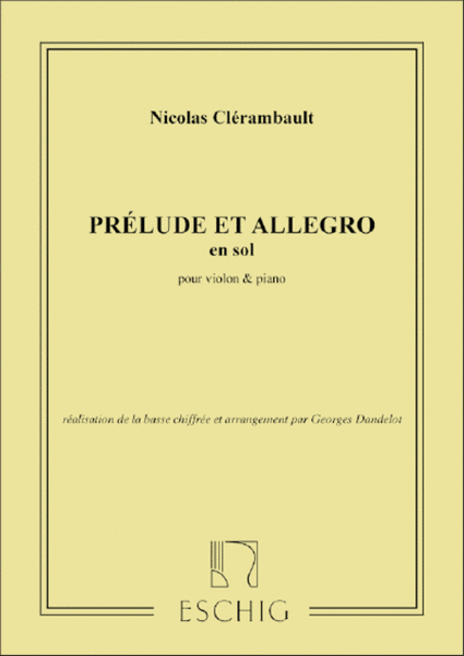 Prelude et Allegro G