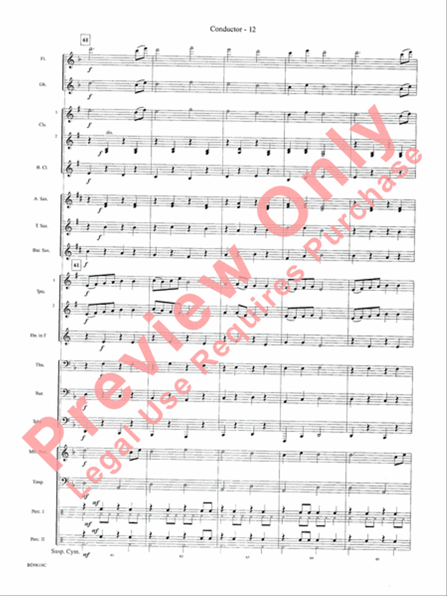 Hatikvah Concert Band scores gallery preview page 15