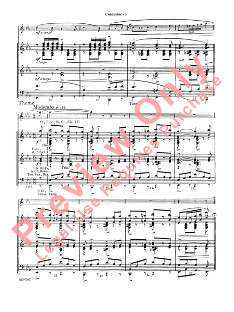 Carnival of Venice Carnival of Venice Concert Band scores gallery preview page 6