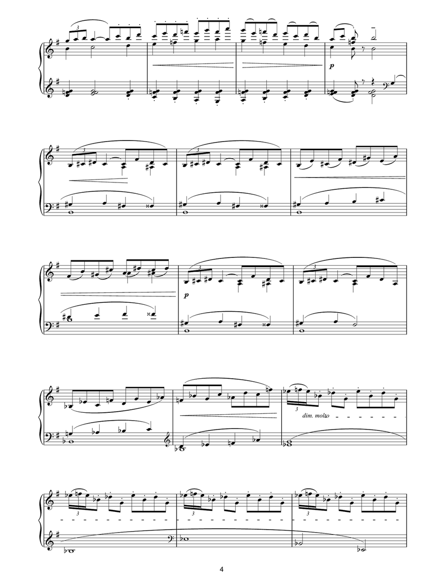 DeuxiÈme Arabesque Piano Solo scores gallery preview page 4