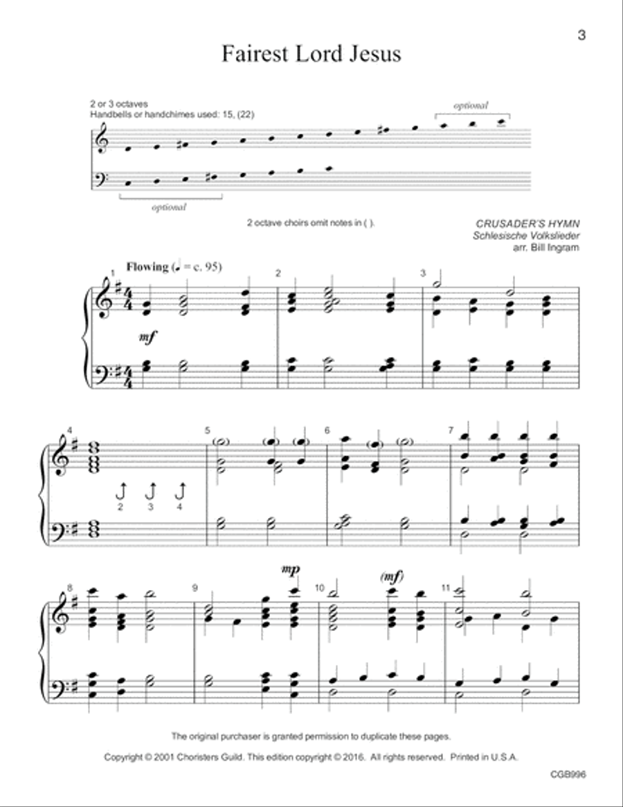 God Reigns, Let Earth Be Glad (2-3 octaves) 3-Octaves scores gallery preview page 3